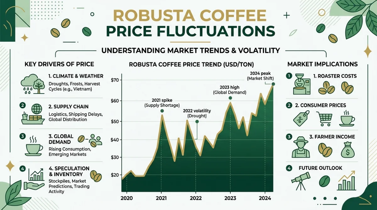 giá cà phê robusta hôm nay - hình minh họa 1