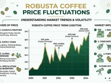 Giá Cà Phê Robusta Hôm Nay: Biến Động Thị Trường Tây Nguyên