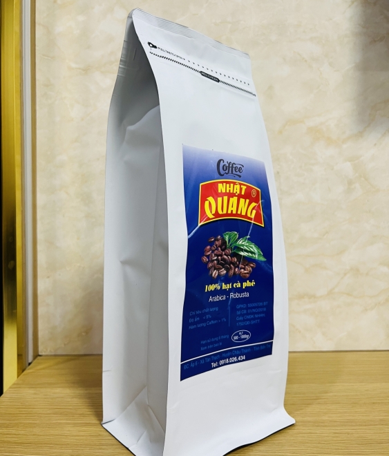 CAFE NHẬT QUANG 100% HẠT CÀ PHÊ ABRABICA - ROBUSTA